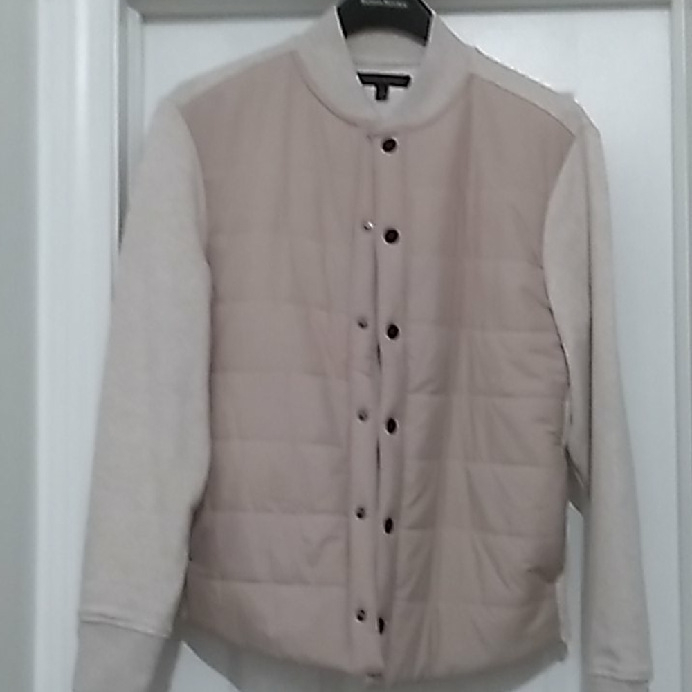 Sweater bomber jacket